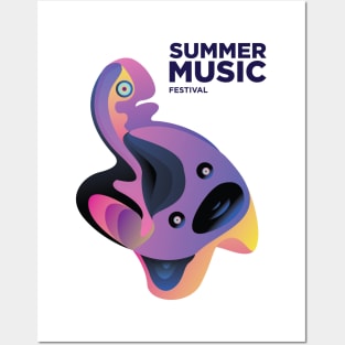 Summer Music Festival Posters and Art